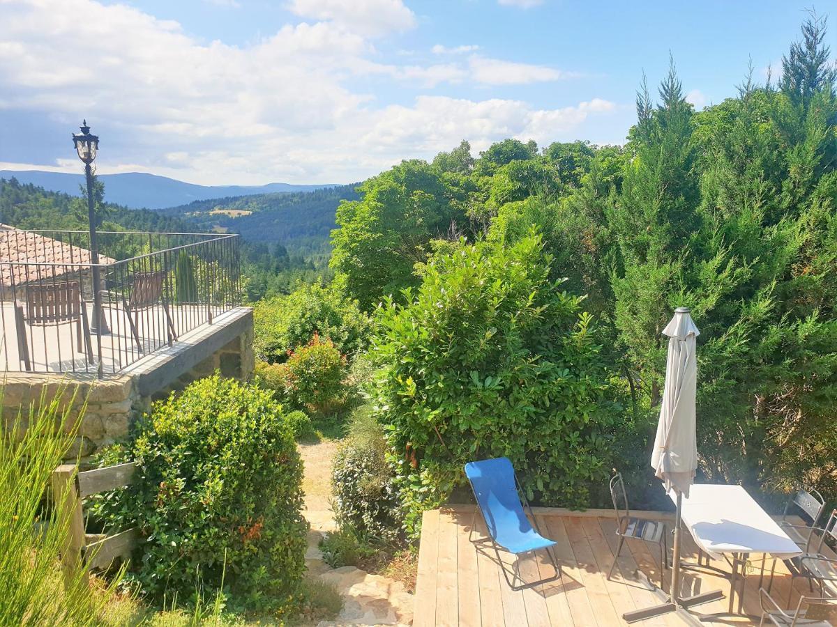 Le Petit Rias Gite Soleil Saint Maurice en Chalencon Exteriör bild